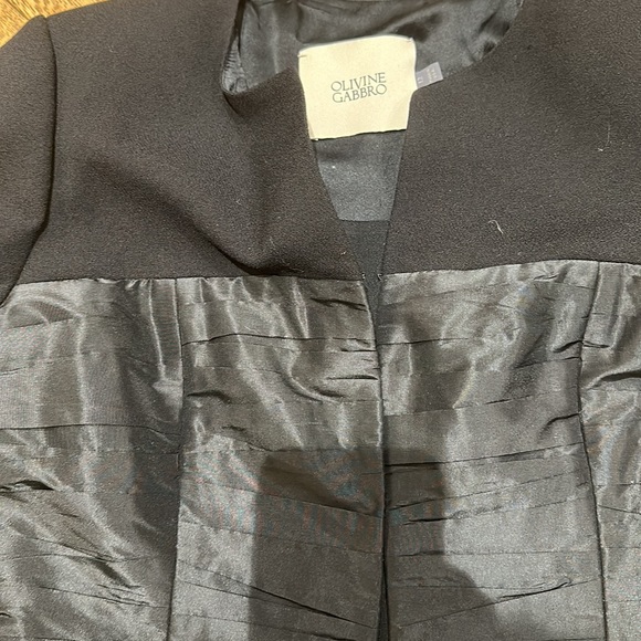 Olivine Gabbro jacket, size 12. Never worn. Pleated silk front. - Picture 3 of 3